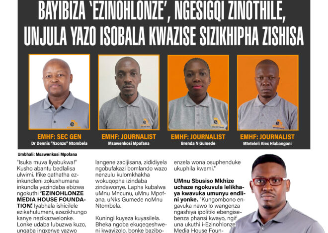 BAYIBIZA ‘EZINOHLONZE’, NGESIGQI ZINOTHILE, UNJULA YAZO ISOBALA KWAZISE SIZIKHIPHA ZISHISA