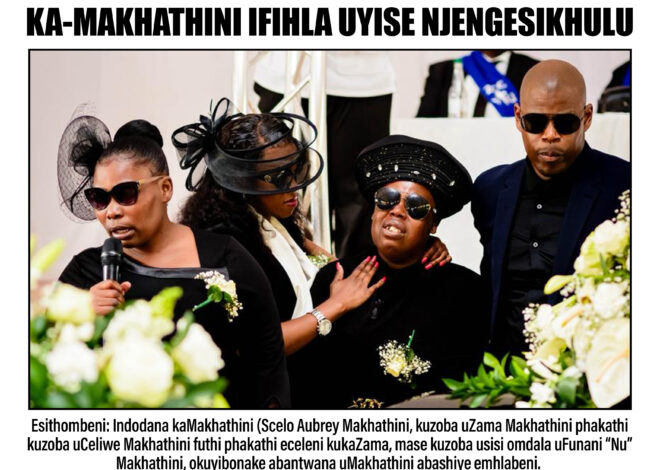 ABANTU ABAWUVALI UMLOMO INDODANAKA-MAKHATHINI IFIHLA UYISE NJENGESIKHULU