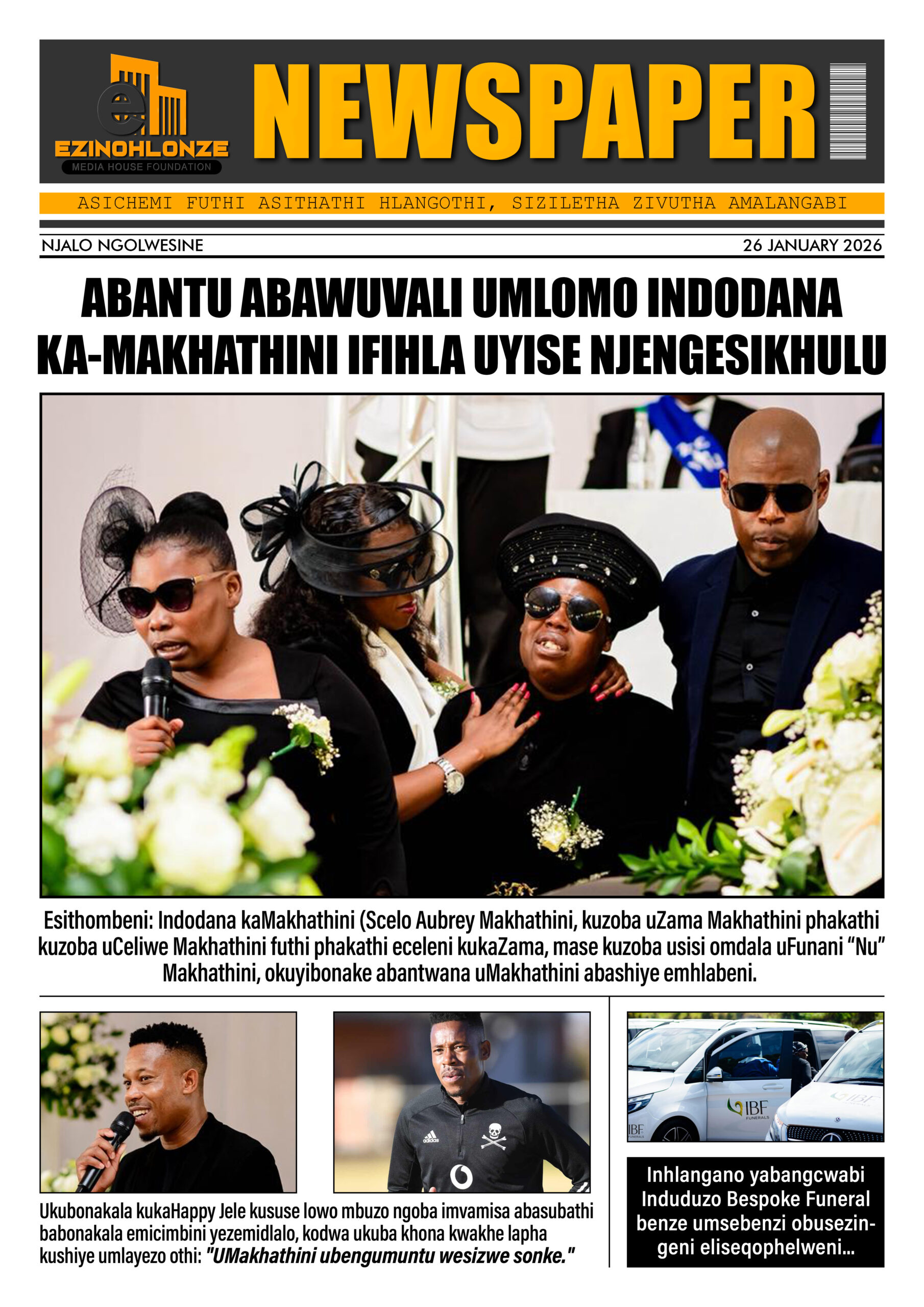 ABANTU ABAWUVALI UMLOMO INDODANAKA-MAKHATHINI IFIHLA UYISE NJENGESIKHULU